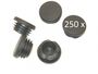 250 St�ck - Lamellenstopfen Rundrohrstopfen 35 mm (Au�en) Stopfen �schwarz