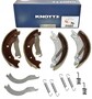 Knott Bremsbacken 200x50 - 20-2710 Hydraulik - Bremsbackenset f�r eine Achse 