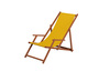 Gartenliege gelb Liegestuhl klappbare Sonnenliege Deckchair Strandstuhl Gartenm�bel 10-302 F