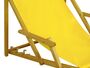 Liegestuhl Gartenliege gelb Sonnenliege Strandliege Holz Deckchair Gartenm�bel Buche 10-302 N