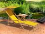 Liegestuhl Deckchair gelb klappbare Sonnenliege Gartenliege Strandstuhl Gartenm�bel 10-302 N KD