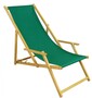 Liegestuhl Gartenliege gr�n Sonnenliege Strandliege Holz Deckchair Gartenm�bel Buche 10-304 N
