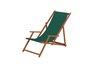 Liegestuhl Sonnenliege gr�n Fu�ablage Gartenliege Holz Deckchair Strandstuhl Gartenm�bel 10-304 F