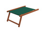 Liegestuhl Sonnenliege gr�n Fu�ablage Sonnendach Gartenliege Holz Deckchair Gartenm�bel 10-304FS