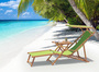 Liegestuhl pistazie Sonnenliege Strandliege Fu�teil Deckchair Buche natur klappbar 10-306 N F