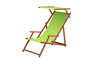 Liegestuhl pistazie Buche dunkel Gartenliege Strandstuhl Sonnendach Kissen klappbar 10-306SKD