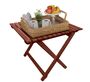 Liegestuhl rot Gartenliege Tisch Deckchair Buche Sonnenliege Gartenstuhl Massivholzm�bel 10-308T