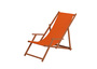 Relaxliege terracotta Gartenliege Strandliege Fu�teil Sonnendach Tisch Buche klappbar 10-309 F S T