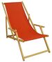Liegestuhl terracotta Buche hell klappbar Sonnenliege Relaxliege Strandstuhl Klappstuhl 10-309 N