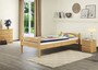 Einzelbett Futonbett 80x200 Massivholzbett Kiefer natur Bettrahmen Singlebett Rollrost 60.32-08
