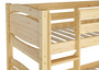 Etagenbett Massivholz Kiefer 90x200cm Stockbett hohes Bett + Rollrost + Matratze 60.13-09 Ni70 M
