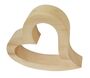 Deko Herz Holzherz aus Zirbenholz massiv mit optionalen Designs V-40.10-010