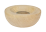 Zirbenteelicht mit Glas, Teelichtschale Zirbenholz 40.10-030