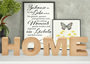 Schrift Buche Echtholz Deko HOME Dekoration Holzbuchstaben 40.11-001