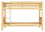 Kinderetagenbett massiv Kiefer Kinderzimmer Stockbett Hochbett Zubeh�r w�hlbar V-60.06-09