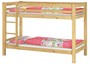 Stockbett Etagenbett Kinderzimmer Kiefer + Rollrost 90x200 Hochbett Kinderbett 60.09-09