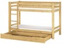 Kinderetagenbett Stockbett Kiefer massiv + Matratze + Bettkasten 90x200 Kinderbett 60.09-09MS1