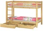 Kinderetagenbett massiv Kiefer Stockbett Kinderzimmer + Matratze Bettkasten 90x200 Bett 60.09-09 M S2