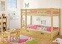 Kinderetagenbett massiv Kiefer Stockbett Kinderzimmer + Matratze Bettkasten 90x200 Bett 60.09-09 M S2
