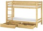 Kinderetagenbett massiv Kiefer Stockbett Kinderzimmer + Matratze Bettkasten 90x200 Bett 60.09-09 M S2