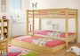 Kinderetagenbett Kinderzimmer Stockbett massiv Kiefer + Rollrost + G�stebettkasten 90x200 Bett 60.09-09S7