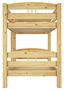 Kinder Etagenbett Kiefer natur 90x200 Massivholzbett Stockbett Rollrost G�stebettkasten 60.10-09S7