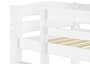 Etagenbett Kinderstockbett Kiefer wei� 90x200 Bettk�sten Rollrost hohes Bett 60.10-09WS2