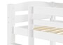 Kinderstockbett Etagenbett Kiefer wei� 90x200 Massivholz-Bettgestell ohne Rollrost 60.10-09WoR