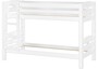 Kinderstockbett Etagenbett Kiefer wei� 90x200 Massivholz-Bettgestell ohne Rollrost 60.10-09WoR