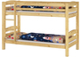 Etagenbett Kiefer 90x200 Stockbett sehr massiv Kinderzimmer Bettgestell ohne Rollrost 60.10-09oR