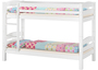 Etagenbett Kiefer wei� 90x200 Doppelbett massiv Kinderstockbett Rollroste Matratzen 60.10-09WM