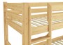 Teilbares Etagenbett Massivholz Kiefer 90x200 + Matratze Stockbett Doppelbett 60.11-09 100 M
