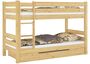 Teilbares Etagenbett Massivholz Kiefer 90x200 Bettkasten Stockbett Doppelbett 60.11-09Ni070S1
