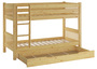 Etagenbett hoher Bettabstand massive Kiefer Zubeh�r w�hlbar Liegefl�che 90x200 V-60.12-09Ni100