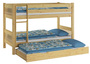 Etagenbett hoher Bettabstand massive Kiefer Zubeh�r w�hlbar Liegefl�che 90x200 V-60.12-09Ni100