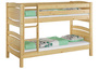 Etagenbett Massivholz Kiefer 90x200cm Stockbett hohes Bett + Rollrost 60.13-09 Ni70