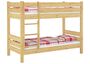 Etagenbett extra stabil 80x200 Massivholz-Stockbett Nische 80 teilbar ohne Rollrost 60.16-08T80oR