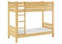 Etagenbett extra stabil 90x190 Stockbett Massivholzbett Kiefer Rollrost Matratzen 60.16-09-190 M