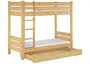 Etagenbett f�r Erwachsene 90x200 Nische 100 Stockbett Rollrost Matratzen Bettkasten 60.16-09MS1