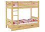 Stockbett f�r Erwachsene 90x200 Etagenbett teilbar 2 Rollroste Doppelbettkasten 60.16-09T100S2