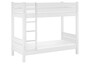 Etagenbett f�r Erwachsene wei� 90x200 cm, Nische 100 cm, mit 2 Rollroste u 2 Matratzen 60.16-09WM 