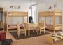 Etagenbett f�r Erwachsene 90x200 Kiefer-Stockbett Nische 100 Rollroste Matratzen 60.16-09M