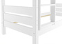 Etagenbett extra stabil 90x200 cm wei�, Nische 100 cm teilbar, mit 2 Rollroste 60.16-09WT100