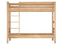 Etagenbett f�r Erwachsene Stockbett Buche natur massiv 90x200 Hochbett mit 2 Rollroste 60.17-09