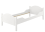 Einzelbett wei� 90x200 Futonbett Bettrahmen Singlebett Lattenrollrost 60.30-09WFL