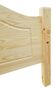 Stabiles Bettgestell Kiefer natur 90x200 Einzelbett ohne Rollrost Holzbett 60.30-09oR 
