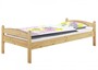 Massivholzbett Kiefer natur Einzelbett Futonbett 100x200 Bettrahmen ohne Rollrost 60.32-10 oR