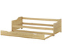 Sofabett zweiter Schlafplatz Bettgestell ohne Zubeh�r 90x200 Bettkasten Kiefer massiv 60.34-09oR
