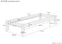 Einzelbett Kiefer natur 80x200 Massivholzbett Futonbett Bettrahmen Rollrost 60.35-08