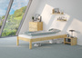Bettgestell natur 80x200 Einzelbett Futonbett Kiefer massiv Holzbett ohne Rollrost 60.35-08 oR